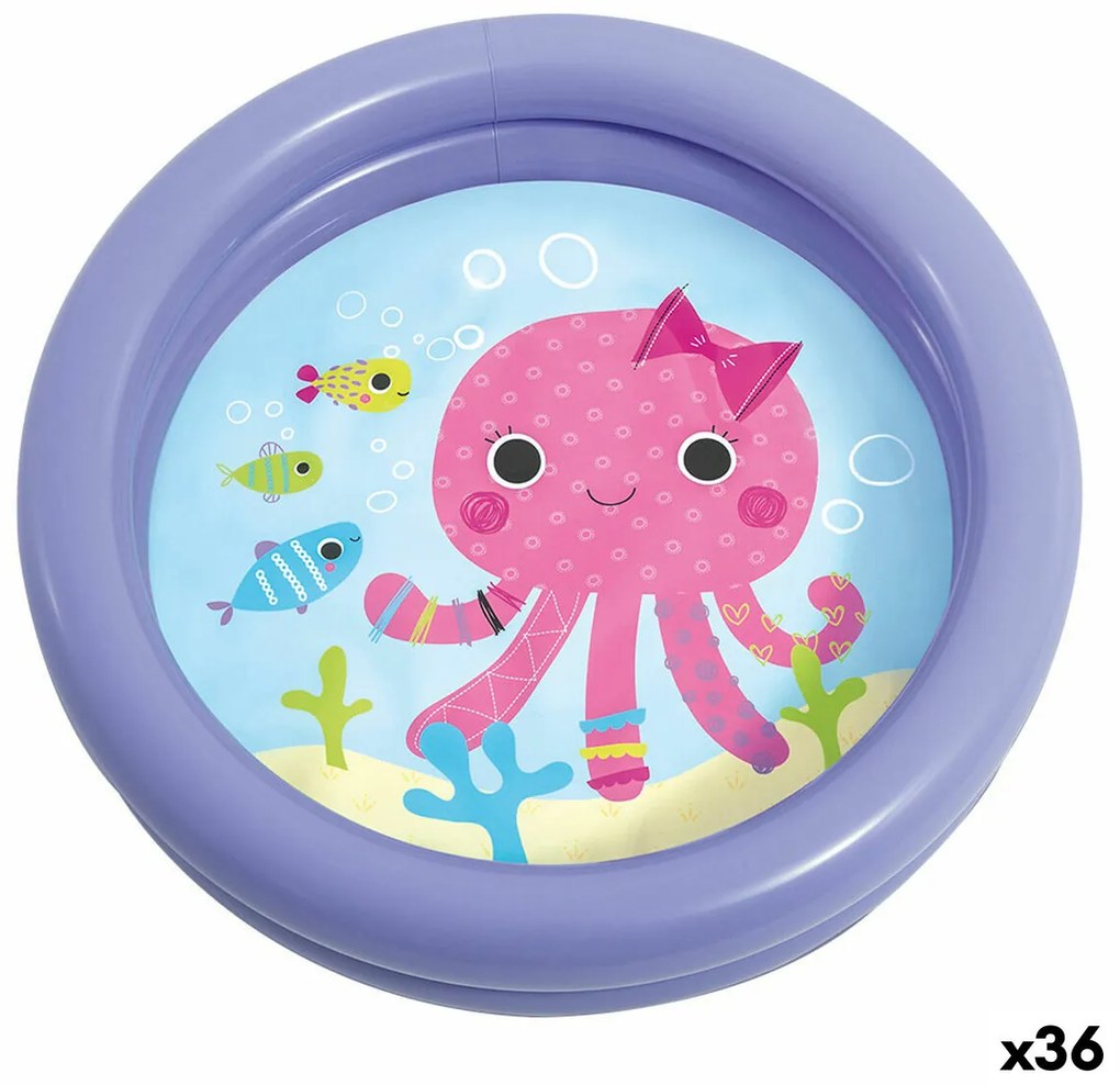 Παιδική πισίνα Intex Χταπόδι 17 L 61 x 15 x 61 cm Μωβ (36 Μονάδες)