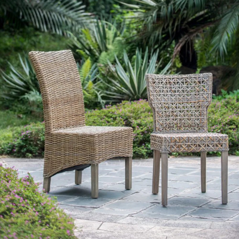 Artekko Rattan Καρέκλα Ξύλο Ρατάν σε Φυσική Απόχρωση (48x62x103)cm