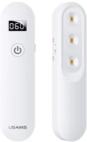 USAMS UV Αποστειρωτής ultra mini US-ZB159,με οθόνη &amp; μπαταρία, λευκός