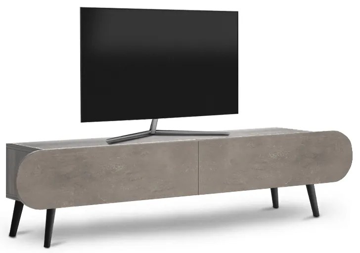 Έπιπλο τηλεόρασης Lotus Megapap χρώμα γκρι ρετρό 120x30x40εκ.-GP022-0017,3