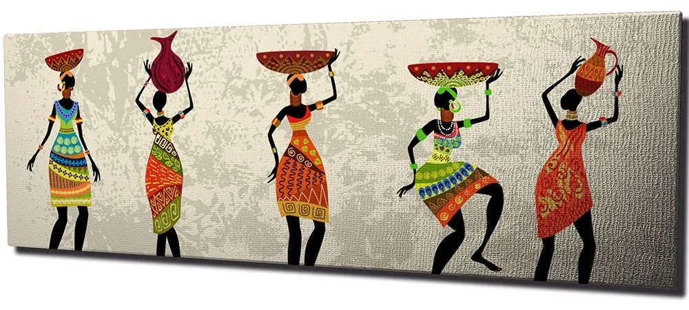 Πίνακας Καμβάς 762SYM1244 80x30cm Multi Wallity Horizontal Ξύλο, Καμβάς