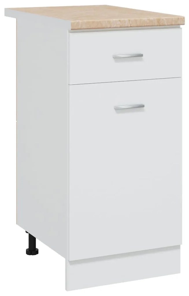 vidaXL Πάγκος Κουζίνας Μπεζ με Υφή Μαρμάρου 40x60x2,8 εκ Μοριοσανίδα