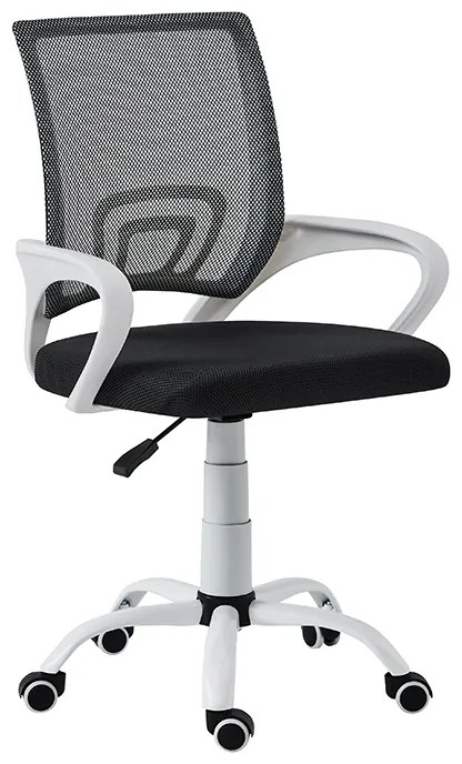 A1850 SW ΛΕΥΚΟ/ΜΑΥΡΟ MESH ΠΟΛΥΘΡΟΝΑ ΓΡΑΦΕΙΟΥ 62Χ52Χ43-84/50-93εκ. ZITA PLUS 62Χ52Χ43-84/50-93εκ.