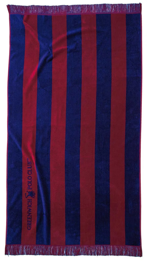 Πετσέτα Θαλάσσης (90x170) Greenwich Polo Club Beach 3724 Red