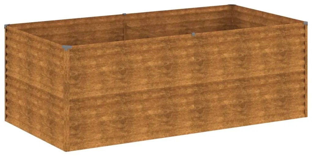 vidaXL Ζαρντινιέρα 196 x 100 x 69 εκ. από Ατσάλι Σκληρυθέν στον Αέρα