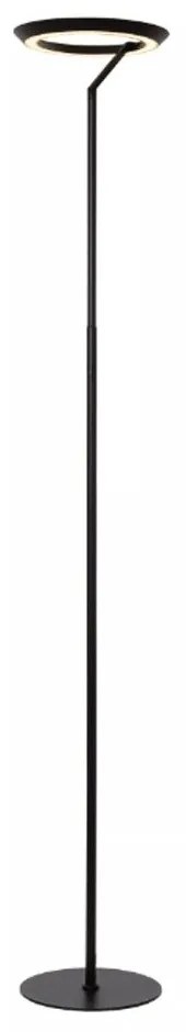 Φωτιστικό Δαπέδου Celeste 03745/24/30 28x174cm 21W LED 2700K Dimmable Black Lucide