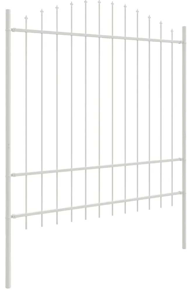 vidaXL Κήπος με Θόλο Λευκός 6,8x1,75 μ από Χάλυβα