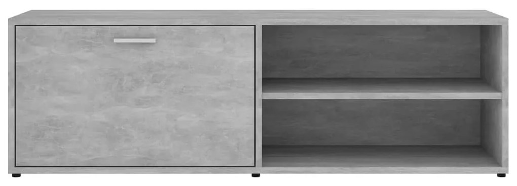 vidaXL Έπιπλο Τηλεόρασης Γκρι Σκυροδέματος 120x34x37 εκ. Επεξ. Ξύλο
