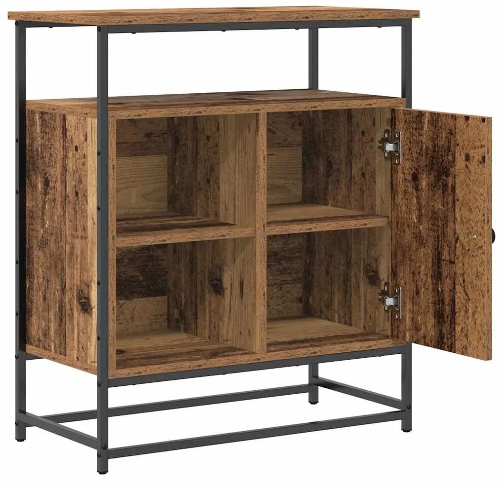 vidaXL Πλαϊνό γραφείο Παλιό ξύλο 69 x 35 x 80 εκ Επεξεργασμένο ξύλο