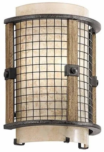 Απλίκα Φωτιστικό Τοίχου 1xE14  Καφέ  Ahrendale KL-AHRENDALE1 Elstead Lighting-KL-AHRENDALE1-Καφέ KL-AHRENDALE1