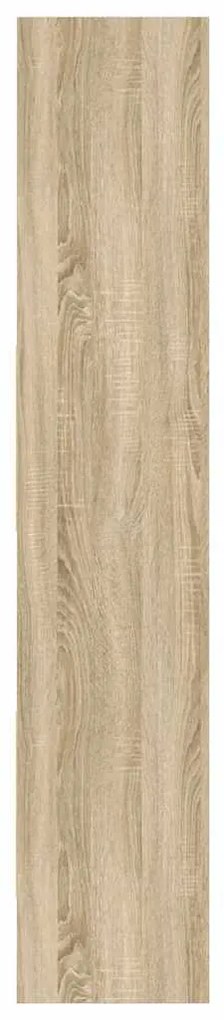 vidaXL Βιβλιοθήκη Χρώμα Sonoma Δρυς 40 x 35 x 180 εκ. από Επεξ. Ξύλο