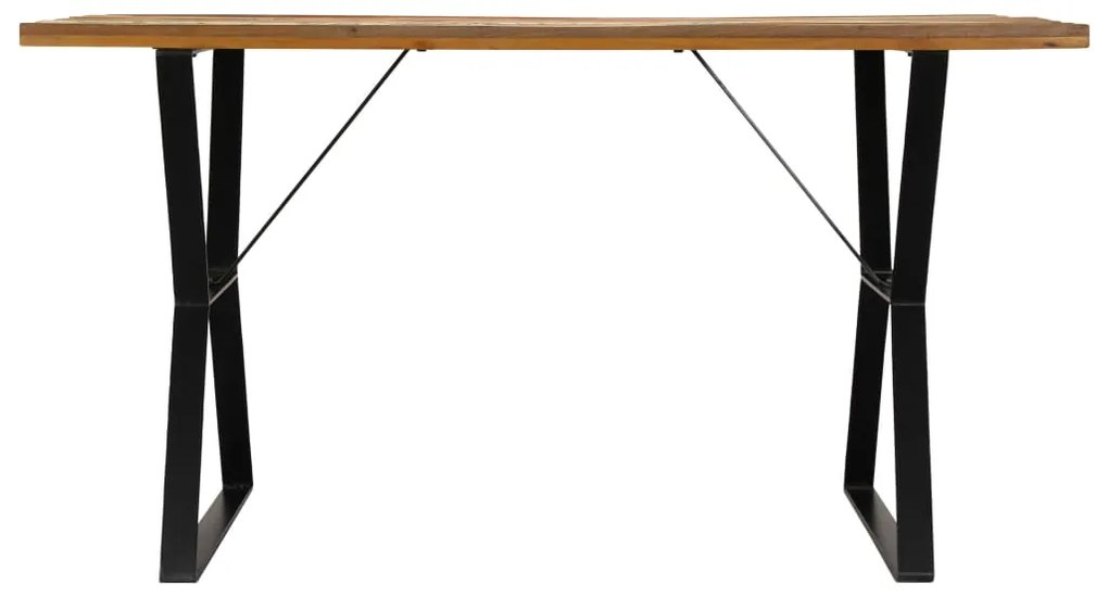 vidaXL Τραπεζαρία 140 x 80 x 76 εκ. από Μασίφ Ανακυκλωμένο Ξύλο