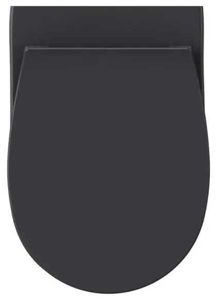 Bianco Ceramica MS38C-421 Anthracite Matt Κάλυμμα Βακελίτη Slim Soft Close MS38C-421