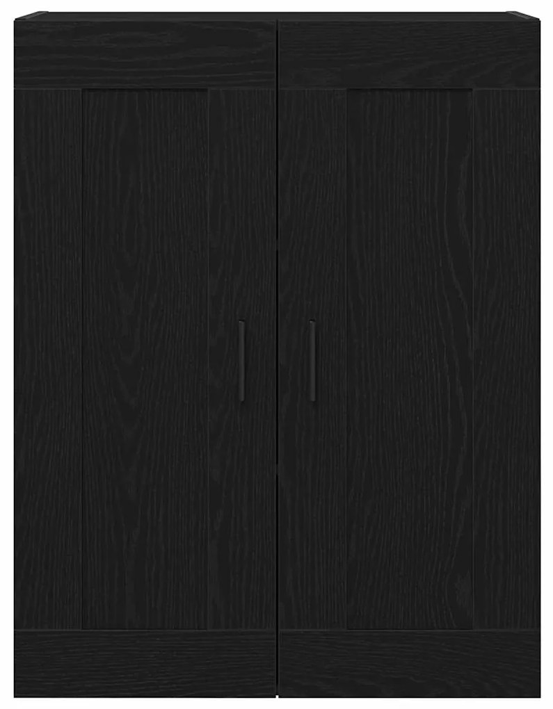vidaXL Ντουλάπα τοίχου Επιτοίχιο Μαύρη δρυς 69.5 x 34 x 90 εκ.