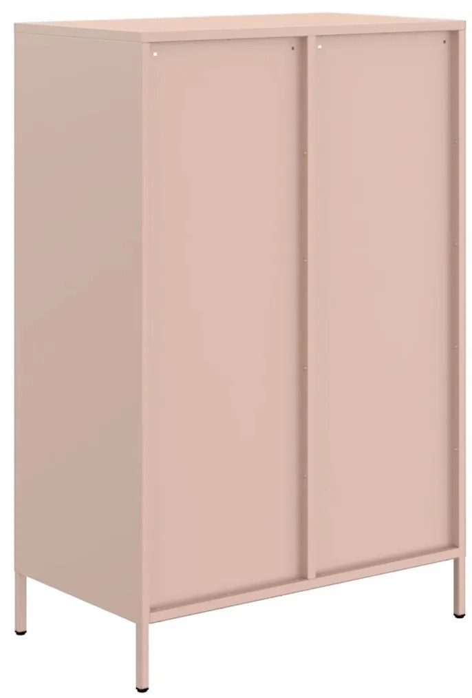 Ντουλάπι Ροζ 68 x 39 x 101,5 εκ. από Χάλυβα - Ροζ