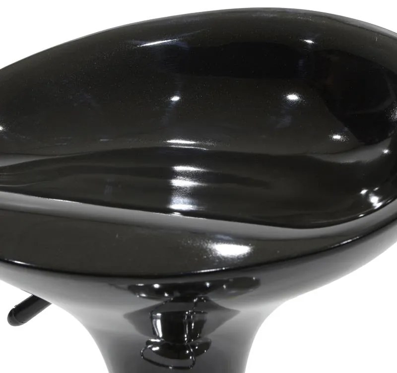 Σκαμπό μπαρ Felice πτυσσόμενο μαύρο-βάση χρωμίου 40x43x84εκ 2αδα 40x43x84 εκ.