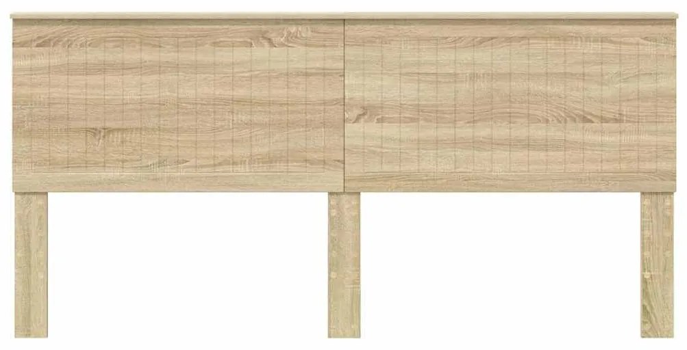 vidaXL Κεφαλάρι με κεφαλάρι Δρύς Sonoma 200 cm Επεξεργασμένο ξύλο
