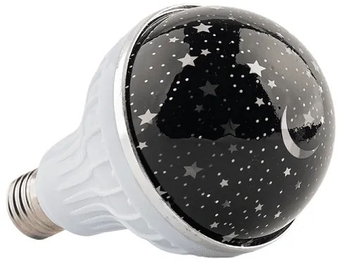 LED λάμπα - προβολέας RBG με σχέδια star master HX-601