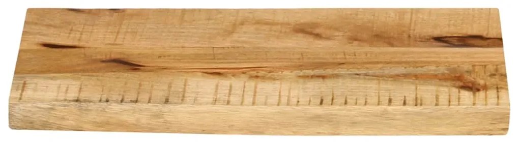 vidaXL Επιφάνεια Τραπεζιού 50x40x2,5 εκ. Live Edge Μασίφ Ξύλο Μάνγκο