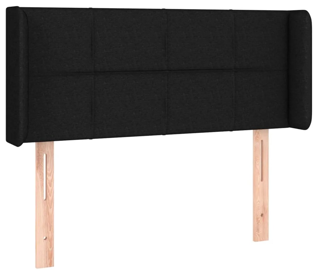 vidaXL Κεφαλάρι με Πτερύγια Μαύρο 83x16x78/88 εκ. Υφασμάτινο