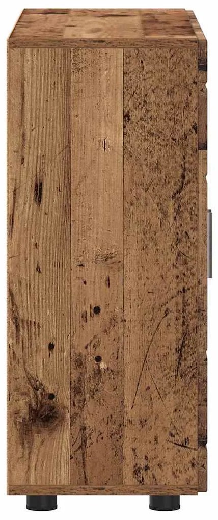 vidaXL Ξύλινο Ντουλάπι με αποθήκευση Παλιό ξύλο 88,5 x 30,5 x 73 εκ