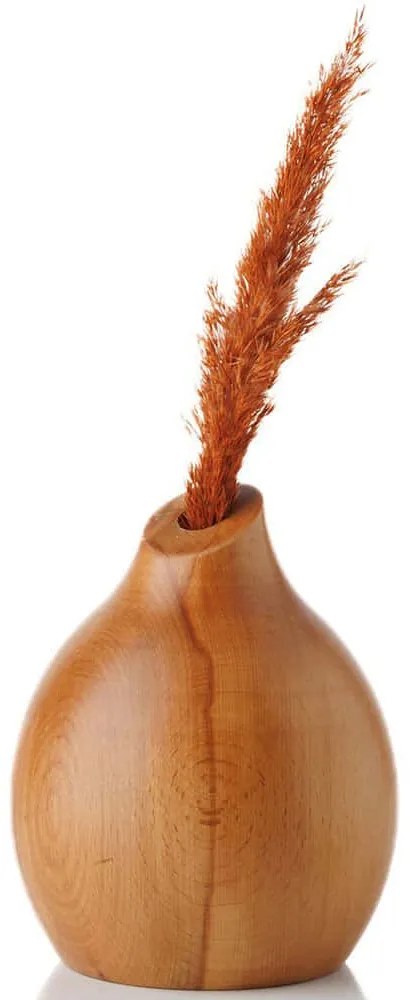 Βάζο Trovelily 243TRV1113 18x15x15cm Natural Aberto Design Ξύλο