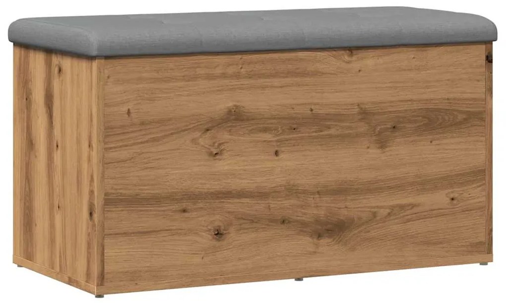 vidaXL Πάγκος αποθήκευσης Artisan Oak 82x42x45 cm Κατασκευασμένο ξύλο
