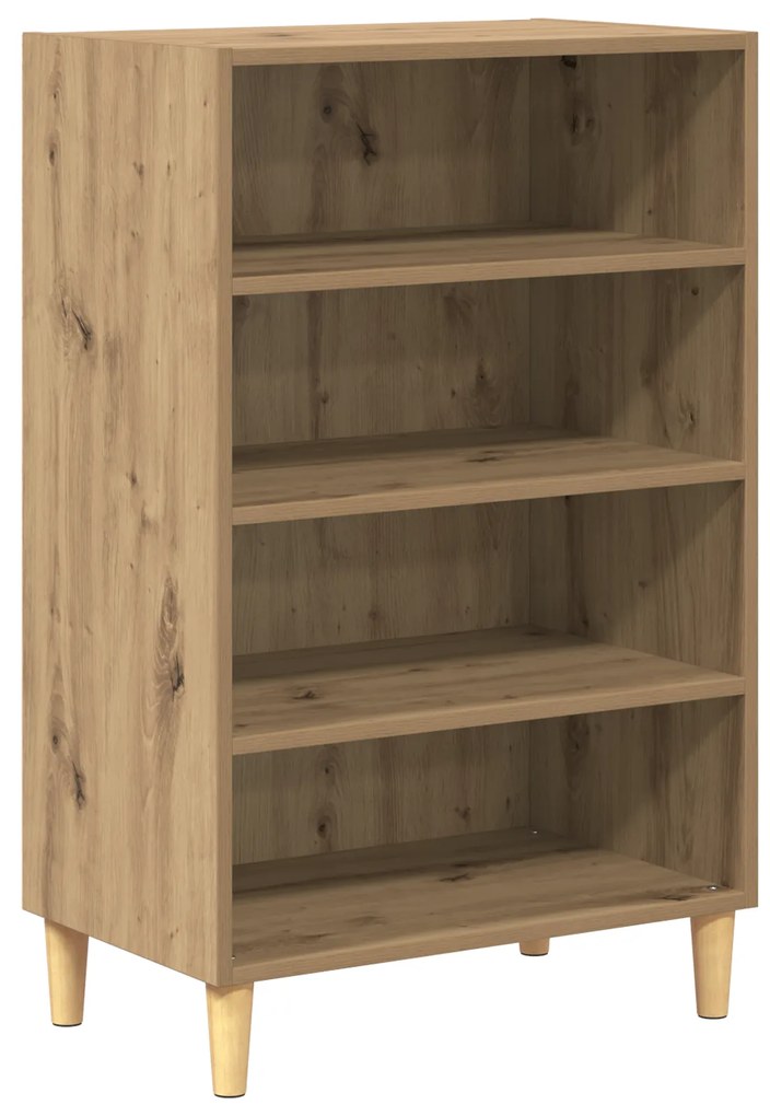 vidaXL Πλαϊνό γραφείο artisan δρυς 57 x 35 x 90 εκ Επεξεργασμένο ξύλο