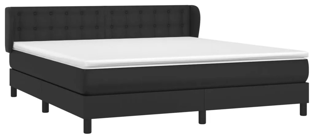 ΚΡΕΒΑΤΙ BOXSPRING ΜΕ ΣΤΡΩΜΑ ΜΑΥΡΟ 160X200ΕΚ.ΑΠΟ ΣΥΝΘΕΤΙΚΟ ΔΕΡΜΑ 3127319