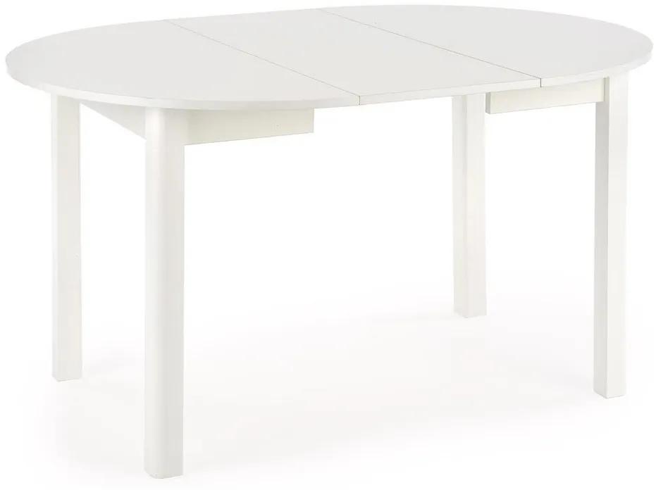 Τραπέζι Houston 961, Άσπρο, 76cm, 29 kg, Επιμήκυνση, Ινοσανίδες μέσης πυκνότητας, Φυσικό ξύλο καπλαμά | Epipla1.gr