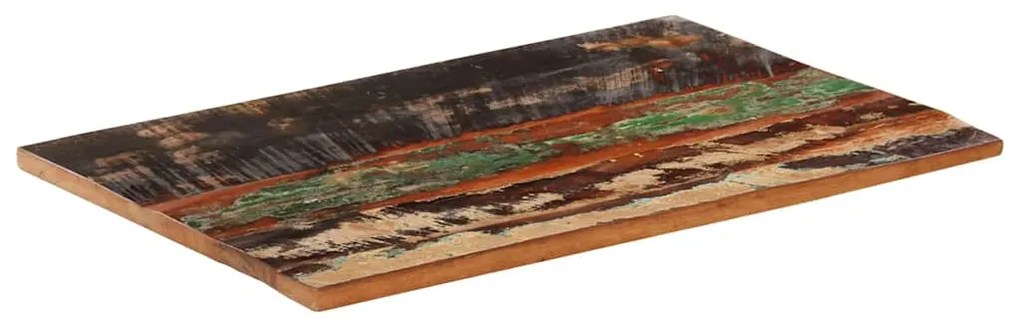 vidaXL Επιφάνεια Τραπεζιού Ορθ. 60x90 εκ 25-27 χιλ Μασίφ Ανακ. Ξύλο