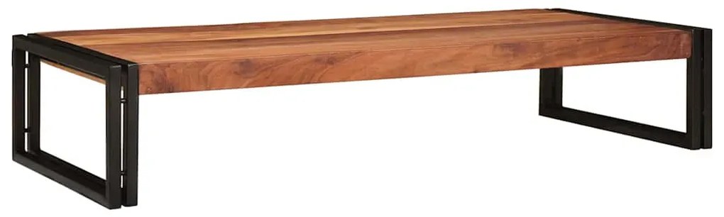 vidaXL Ράφι μπάνιου 120 x 50 x 23 εκ. Στερεό ξύλο μάγκο, σίδηρος