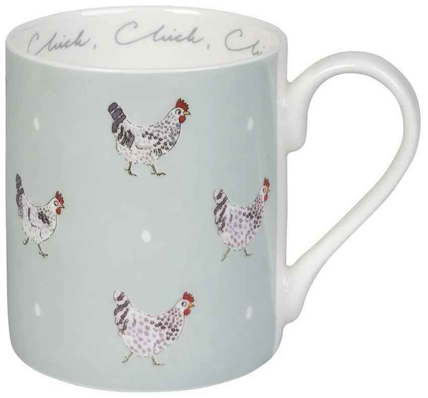 ΚΟΥΠΑ ΠΟΡΣΕΛΑΝΗΣ FINE BONE CHINA 275ml SOPHIE ALLPORT - CHICKEN (COLOURED)