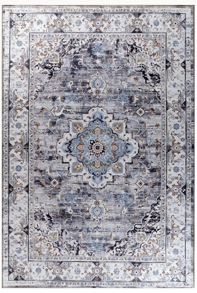 Χαλί Verde 483-018 Light Blue-Beige Merinos 140X200cm