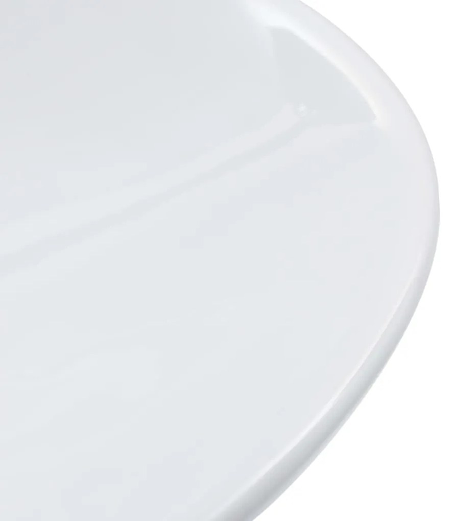 vidaXL Νιπτήρας Λευκός 58,5 x 39 x 14 εκ. Κεραμικός