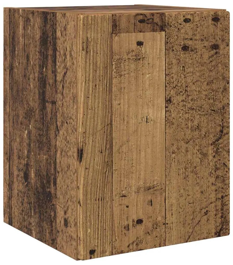 vidaXL Ντουλάπι Τηλεόρασης Τοίχου Παλιό Ξύλο 30 x 31 x 40 εκ.