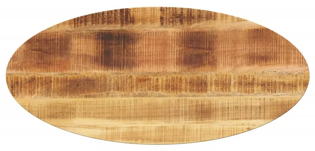 vidaXL Επιφάνεια Τραπεζιού Οβάλ 140x50x3,8 εκ. Μασίφ Ξύλο Μάνγκο