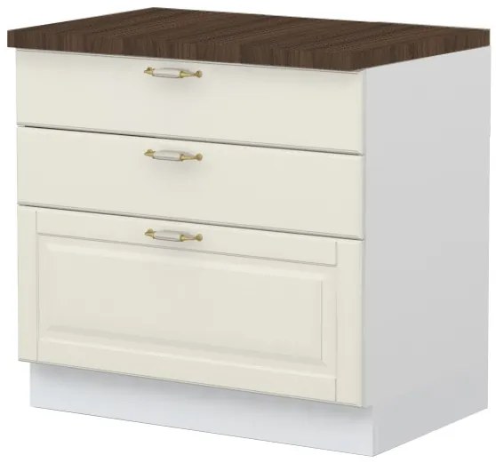Επιδαπέδιο ντουλάπι Toscana R90-3F - 90.00Χ60.00Χ88.00cm