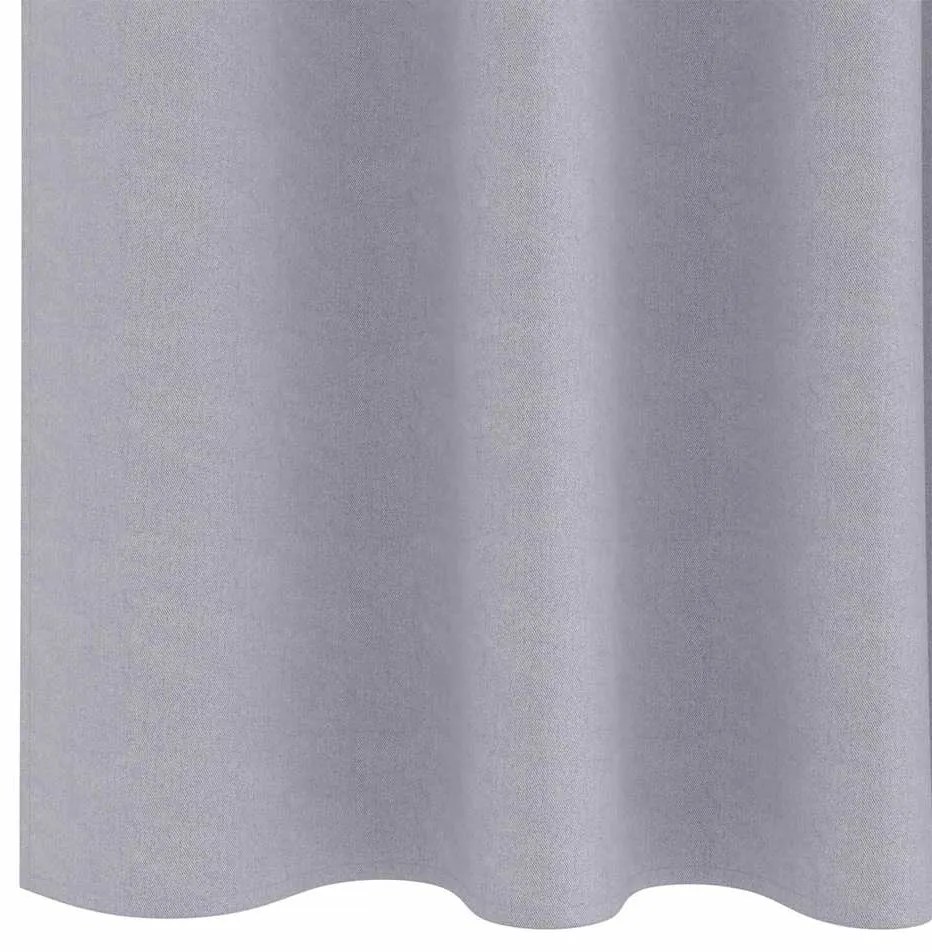 vidaXL Κουρτίνες 2 pcs Μεταλλικό Γκρι 225x140εκ. Πολυεστέρας