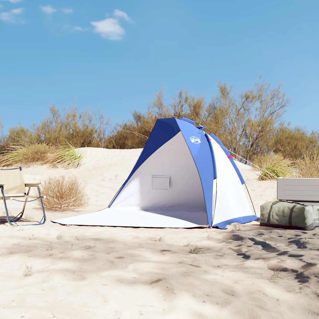 vidaXL Σκηνή Παραλίας Γαλάζια 268x223x125 εκ. από Πολυεστέρας 185T
