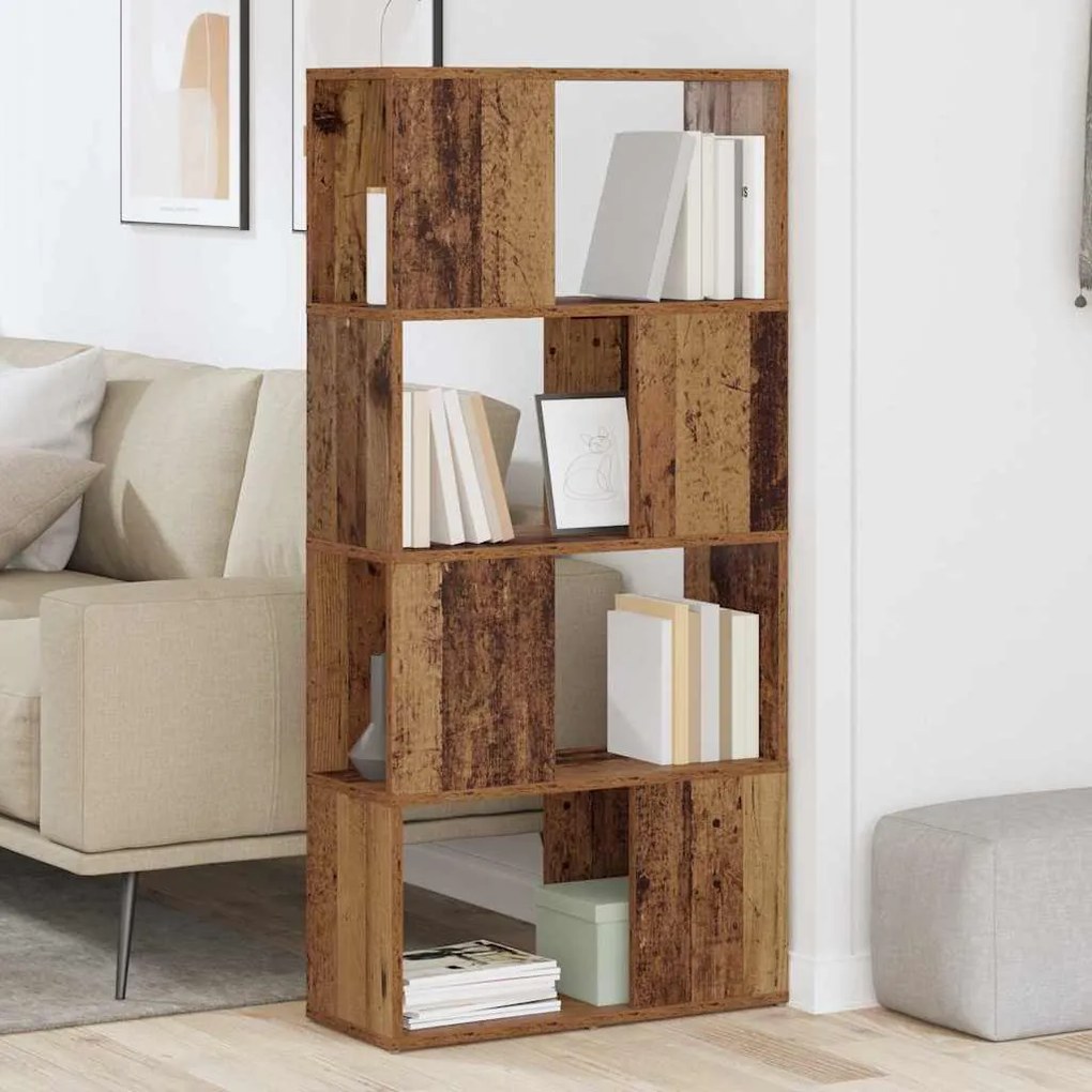 vidaXL Κέντρο ψυχαγωγίας Καφέ 60 x 24 x 124 εκ Επεξεργασμένο ξύλο