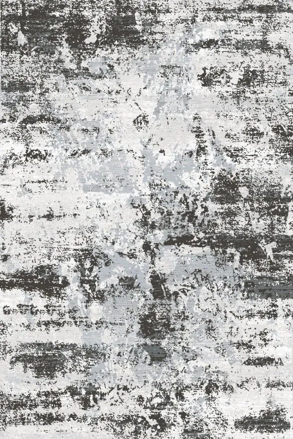 Χαλί Shiny Velvet 5072 Anthracite White - 200x250