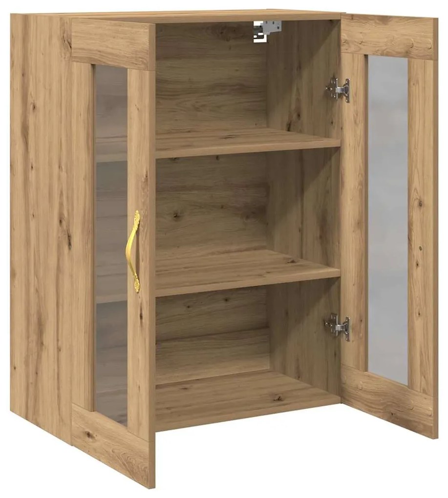 vidaXL Ντουλάπα τοίχου Επιτοίχιο artisan δρυς 69.5 x 34 x 90 εκ.