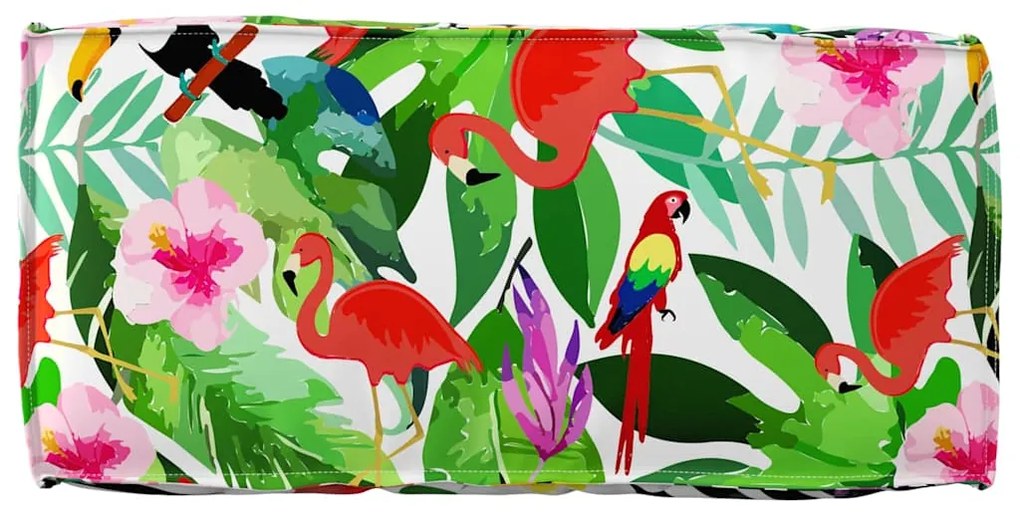 vidaXL Μαξιλάρι παλέτας για πλάτη Floral Πολύχρωμο 80 x 40 x 12 cm