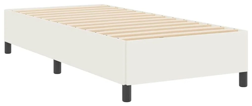 vidaXL Σκελετός Κρεβατιού Κρεμ 90 x 200 cm Βελούδο
