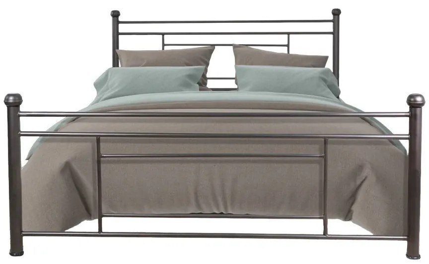 Κρεβάτι Μεταλλικό EVALYN Λευκό, 160x190 εκ.