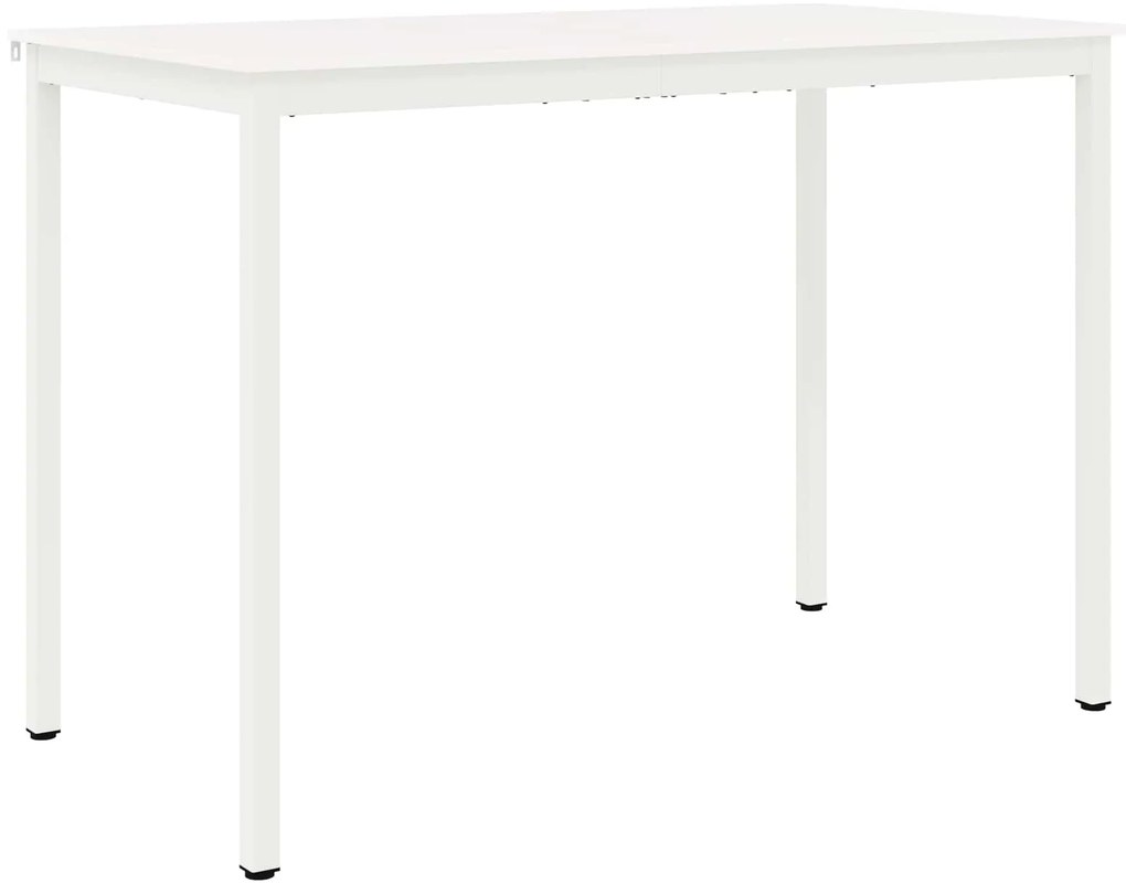 vidaXL Τραπέζι μπαρ Λευκό 110 x 55 x 105 εκ. Στερεά ξυλεία πεύκου