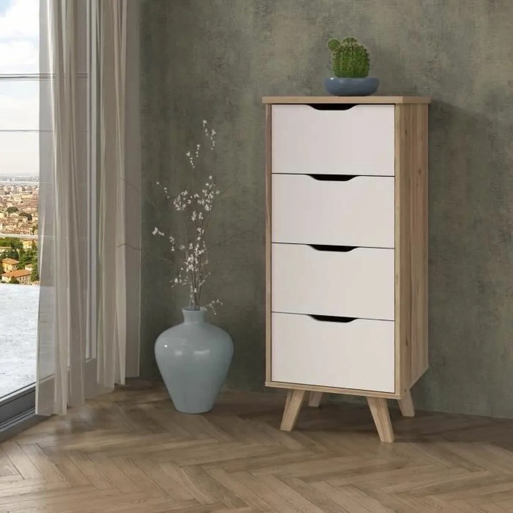 Σιφονιέρα Vankka Eik 45 x 42 x 108 cm 45 x 108,7 x 42 cm