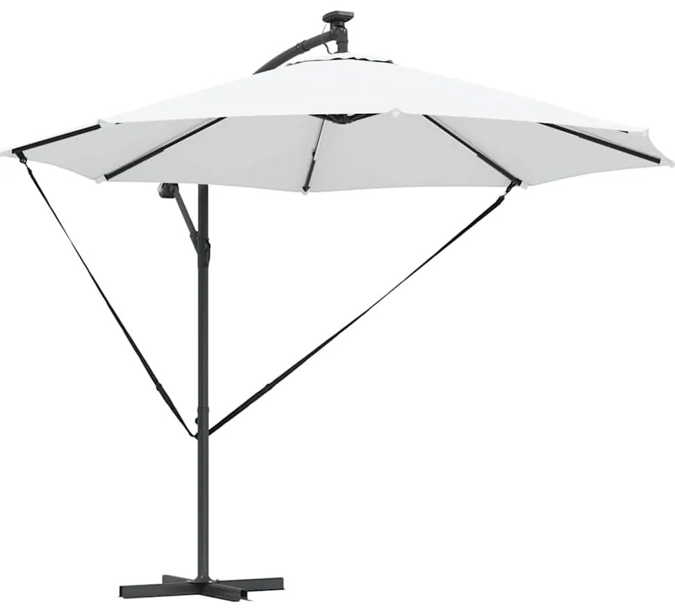 vidaXL Ομπρέλα Cantilever Banana Άμμος 294 x 294 x 248 cm