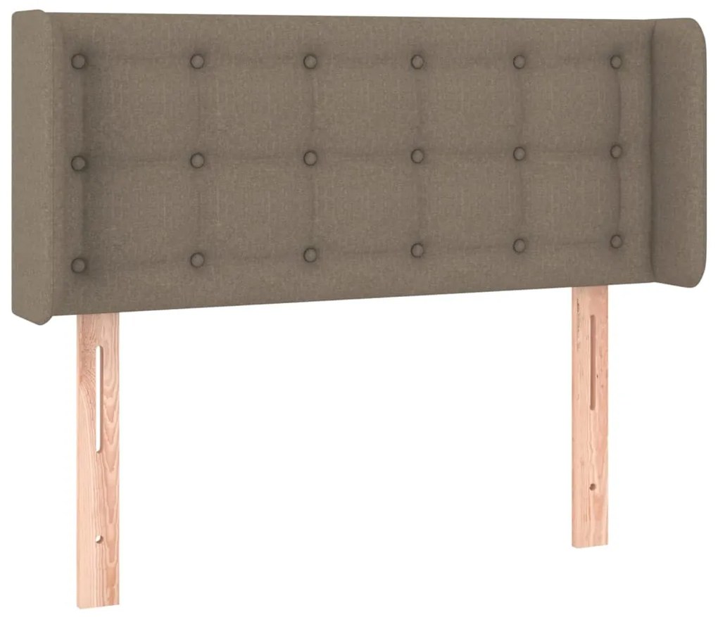 vidaXL Κεφαλάρι με Πτερύγια Taupe 83x16x78/88 εκ. Υφασμάτινο